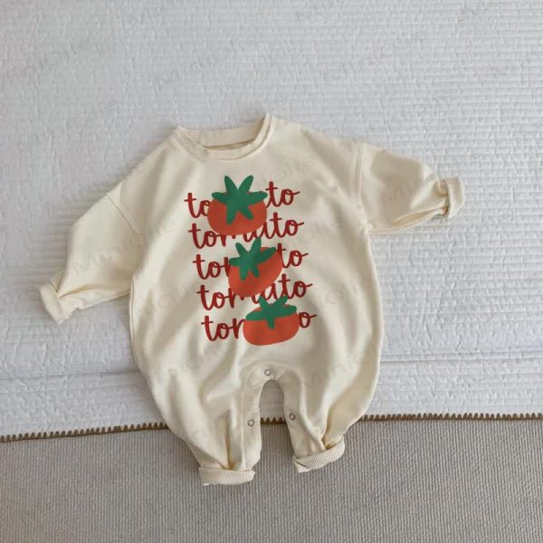 TOMATO Baby Toddler Beige Romper