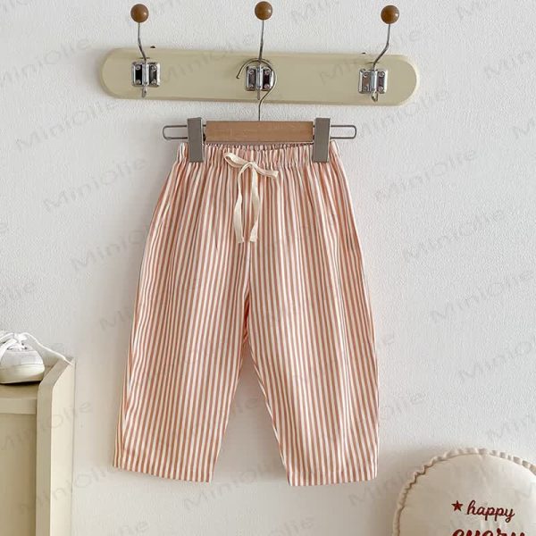Baby Toddler Striped Bow Pants