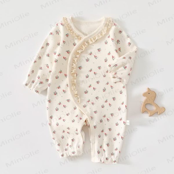 Baby Newborn Flower Romper