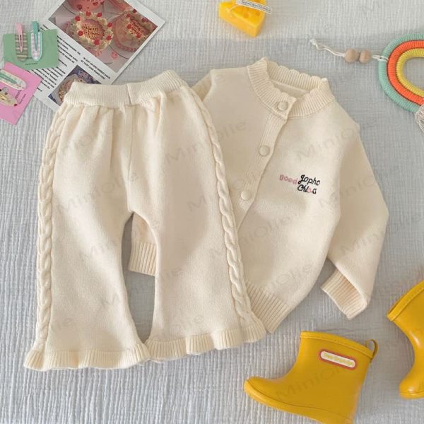 Baby Girl Knitted 2-piece Set
