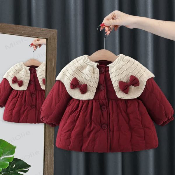 Baby Fleece Sweet Bow Outerwear