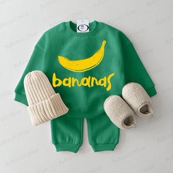 BANANAS Baby 2-piece Green Set