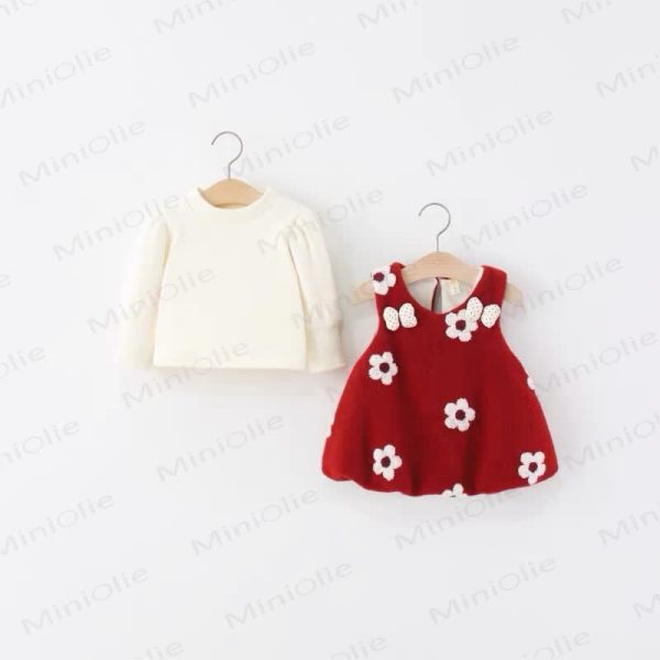 Baby Girl Flower Bow Sleeveless Dress