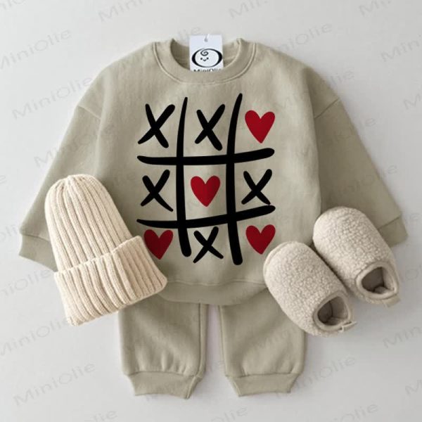 Baby Heart Grey Green 2-piece Set
