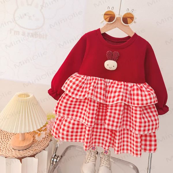 Baby Girl Bunny Plaid Dress