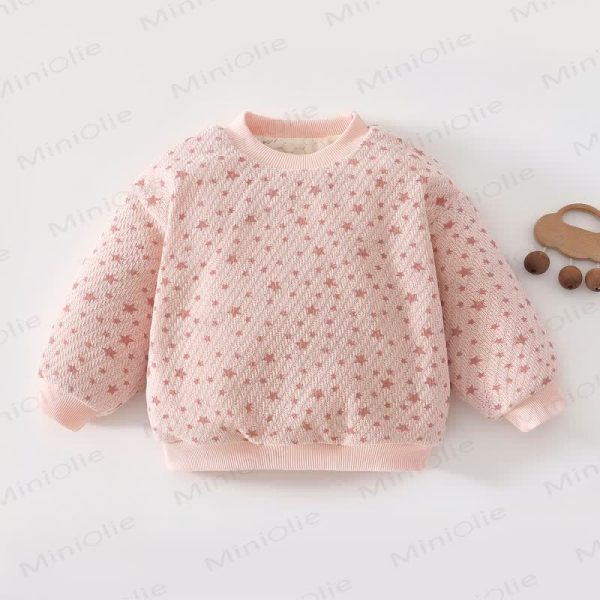 Baby Quilted Star Print Sweatshirt