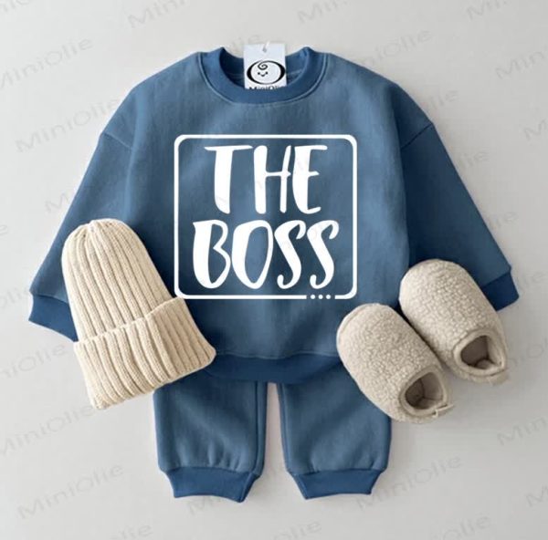 THE BOSS Baby Sweatshirt 2-piece Blue Set