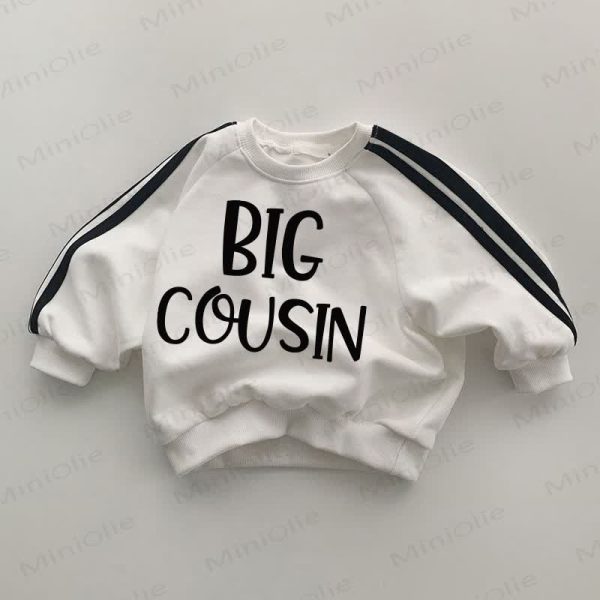 BIG COUSIN Baby White Sweatshirt