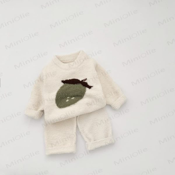 Baby Toddler Fruit Fleece 2-piece Set