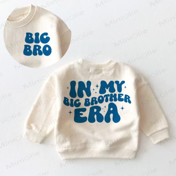 IN MY BIG BROTHER ERA Baby Cream Sweatshirt