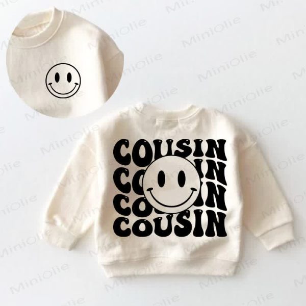 COUSIN COUSIN COUSIN COUSIN  Baby Cream Sweatshirt