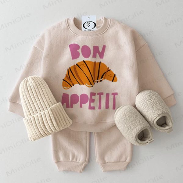 BON APPETIT Baby Croissant 2-piece Beige Set