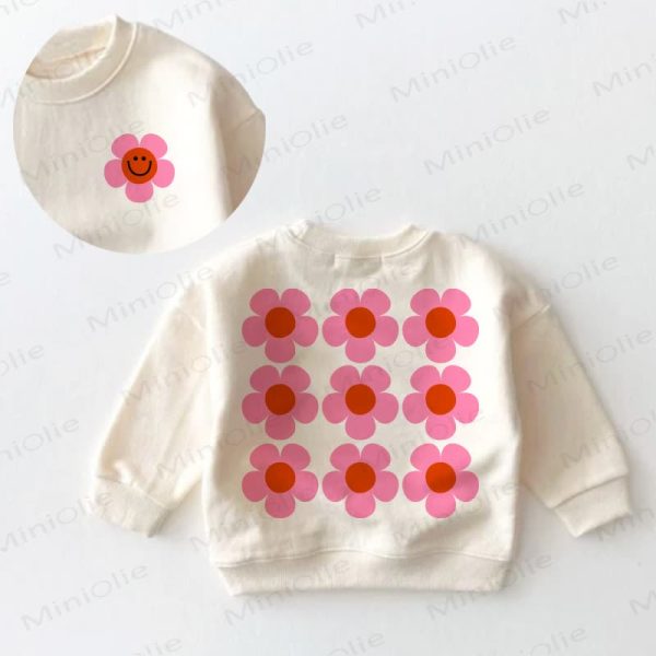 Baby Toddler Smiley Flower Sweatshirt