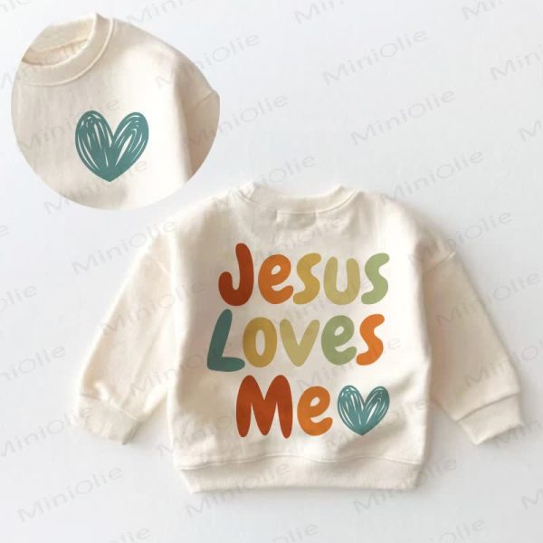 JESUS LOVES ME Baby Toddler Sweatshirt