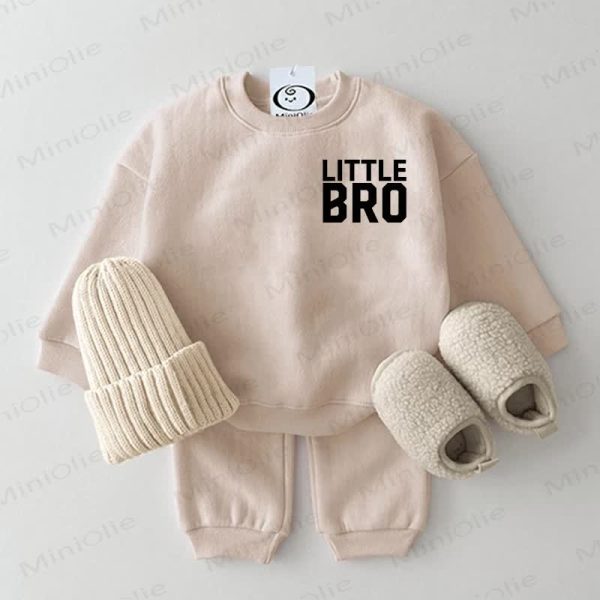 LITTLE BRO Baby Beige 2-piece Set