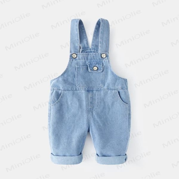 Baby Toddler Girl Light Blue Denim Overalls