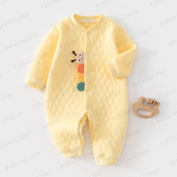 Baby Caterpillar Quilted Romper