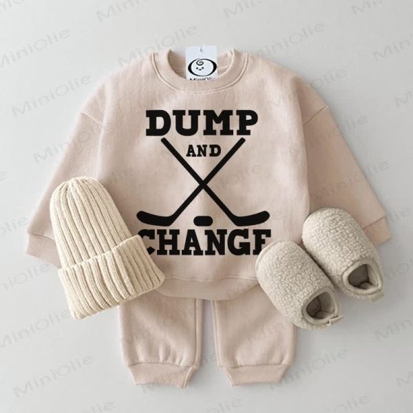 DUMP AND CHANGF Baby Beige 2-piece Set