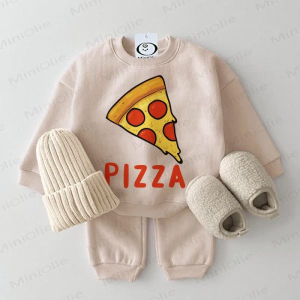 PIZZA Baby Beige 2-piece Set
