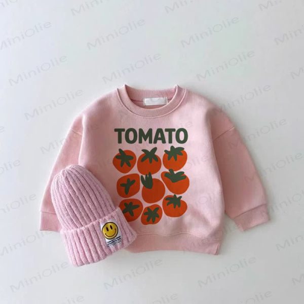 TOMATO Baby Girl Pink Sweatshirt