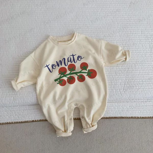 TOMATO Baby Toddler Beige tomato Romper