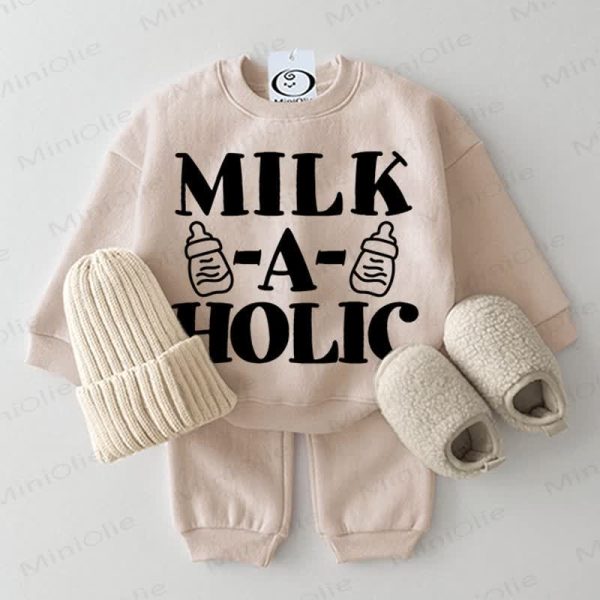 MILK A HOLIC Baby 2-piece Beige Set