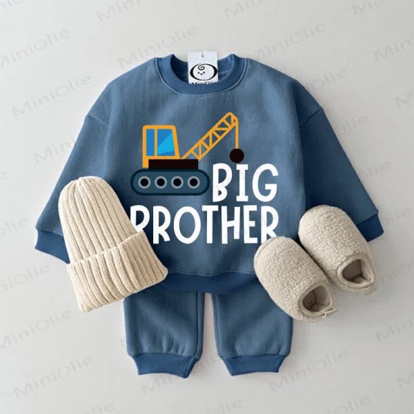 BIG/LITTLE BROTHER Baby Sweatsuit 2-piece Set