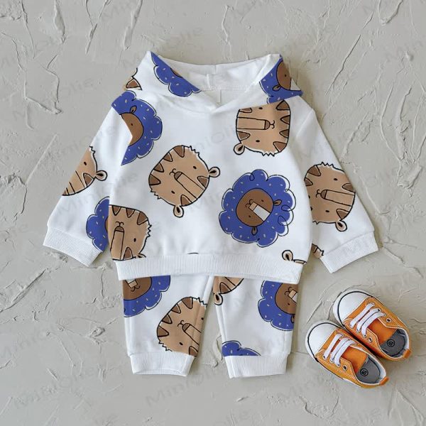Baby Lion Hoodie 2-piece Set