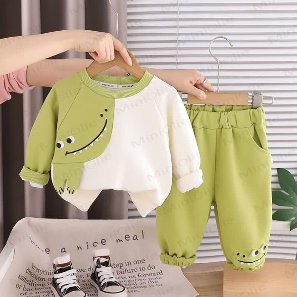 Baby Toddler Boy Dinosaur/Dog 2-piece Set
