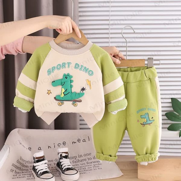 SPORT DINO Baby Toddler Boy Crocodile 2-piece Set