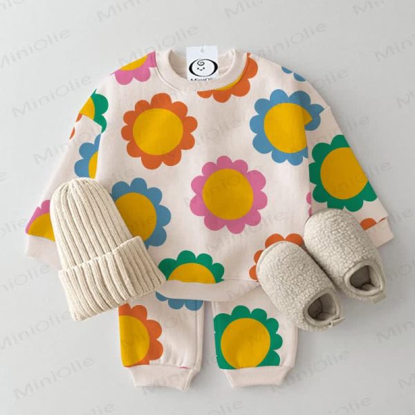 Baby Toddle Apricot Sunflower 2-piece Set
