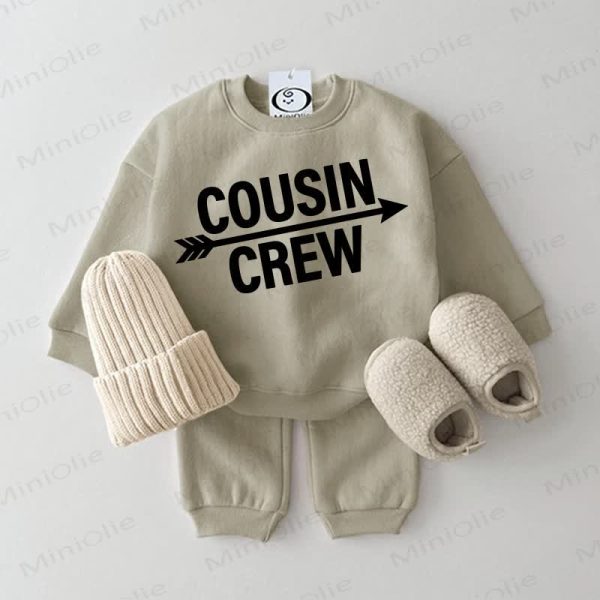 COUSIN CREW Baby Grey Green 2-piece Set