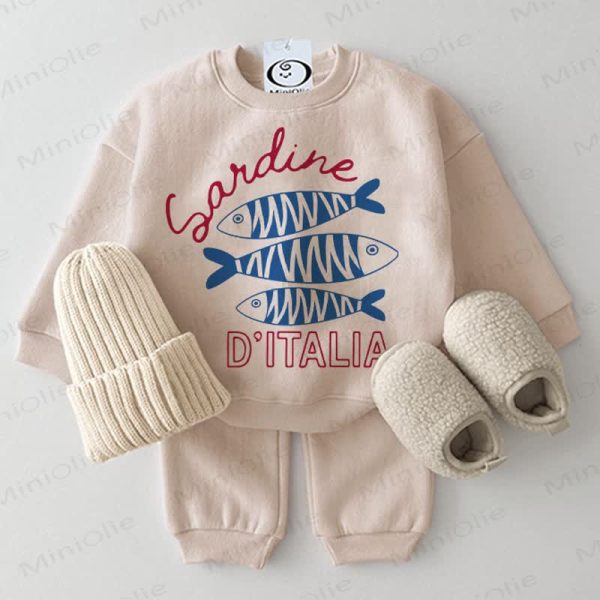 SANDINE D'ITALIA Baby 2-piece Beige Set