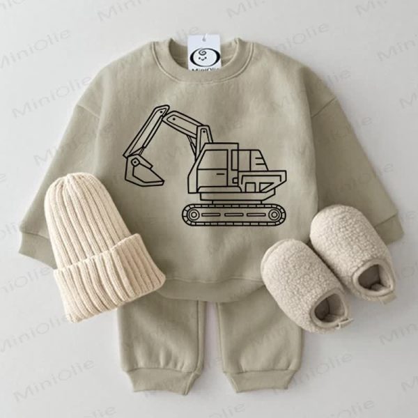 Baby Car Grey Green 2-piece Set