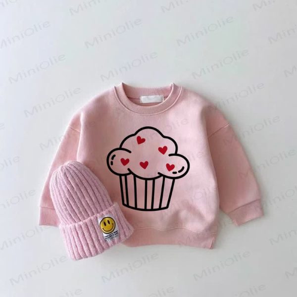 Baby Girl Cake Love Pink Sweatshirt