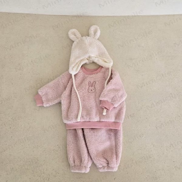 Baby Toddler Animal Fleece 2-piece Set