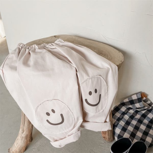 Toddler Smile Patch Loose Pants