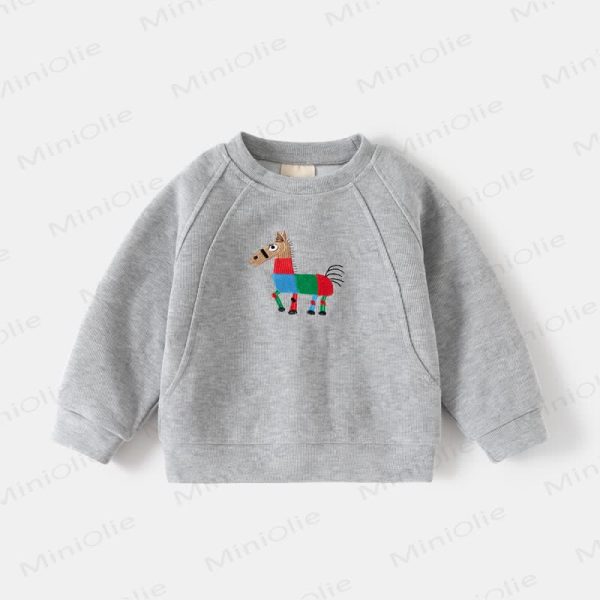 Toddler Embroidery Pony Sweatshirt