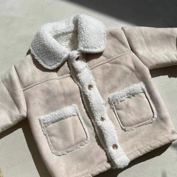 Toddler Retro Collared Cardigan Outerwear