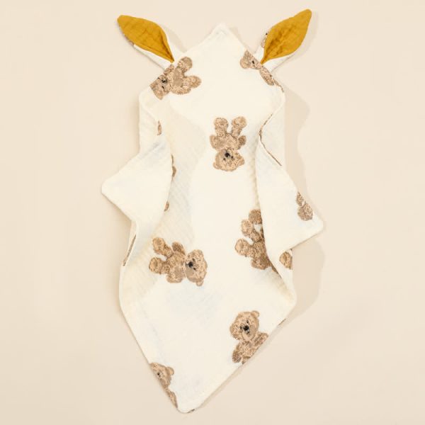 Baby Muslin Rabbit Ears Burp Cloths