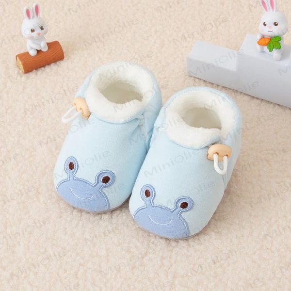Baby Snail/Flower First Walking Shoes