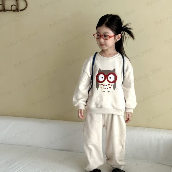 Toddler Kid Owl 2-piece Set
