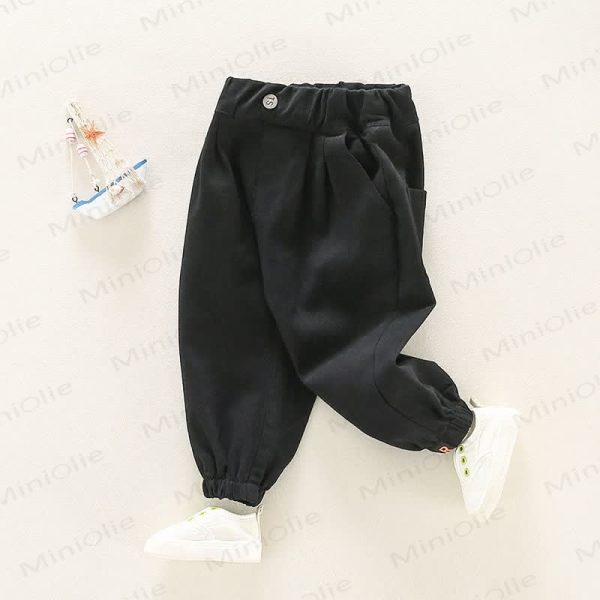 Toddler Boy Pure Color Simple Pants