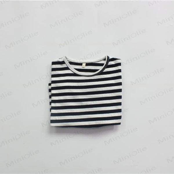 Kid Loose Striped Half-sleeved T-Shirt