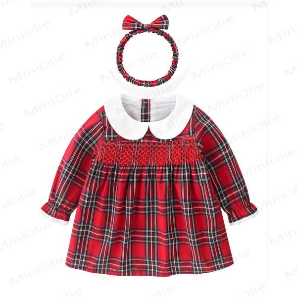 Baby Red Cardigan/Dress with headband