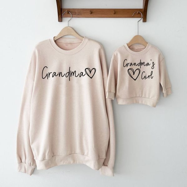 GRANDMA/GRANDMA'S GIRL Family Sweatshirt