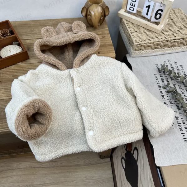 Baby Toddle Fashion Fleece Comfortt Outerwear