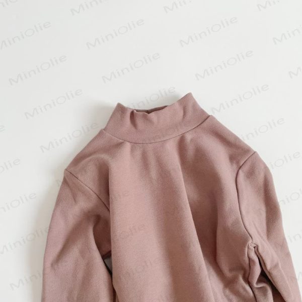 Toddler Retro Solid Color Soft T-shirt