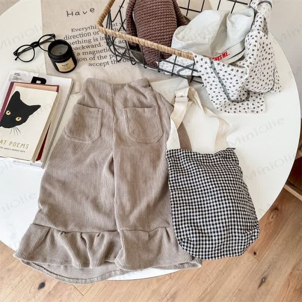 Baby Toddler Girl Solid Color Flare Pants