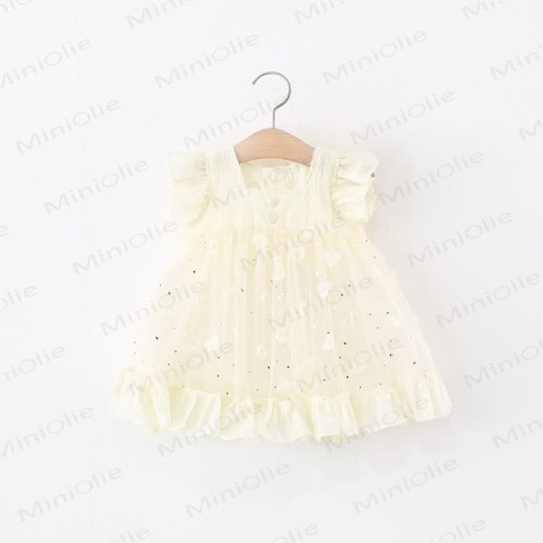 Toddler Heart Glitter Tulle Dress